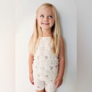 Jamie Kay Organic Cotton Daisy May Pyjama Singlet Set - Fairy Willow